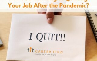 quitting job after Pandemic